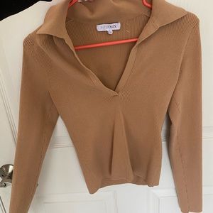 Intermix collared sweater